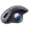 Logitech ERGO M575S myš, přenos Bluetooth®, 5 tlačítko, 2000 dpi, grafit, modrá (metalíza)