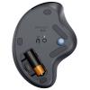 Logitech ERGO M575S myš, přenos Bluetooth®, 5 tlačítko, 2000 dpi, grafit, modrá (metalíza)