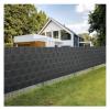 Plotová stínící folie Gardlov 19 cm × 35 m, 450 g/m², antracit