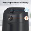 aeco Cube horkovzdušná fritéza 2 l 1 150 W funkce časovače, bez BPA, nepřilnavý povlak černá