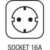 Valera Premium Smart 1600 Socket 533.05/044.02 nástěnný sušák na vlasy bílá