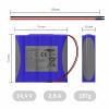 Ansmann 4S1P Akkupack 4x 18650 Kabel Li-Ion 14.4V 2600mAh Akupack 4 x Li-Ion 14.4 V 2600 mAh