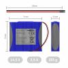 Ansmann 4S1P Akkupack 4x 18650 Kabel Li-Ion 14.5V 3500mAh Akupack 4 x Li-Ion 14.5 V 3500 mAh