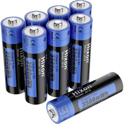 Hixon J818 akumulátor AA, Li-Ion, 2350 mAh, 1.5 V, 8 ks