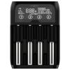 Ansmann Lithium 4 Universalladegerät mit 2x 18650 Akkuzellen (2600mAh) Nabíječka Li-Ion, LiFePO4, NiMH 18500, 18650, 14500, 16340, 17670, 22650, 26650