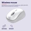 Trust ODY II WL KEYBOARD & MOUSE bezdrátový, USB sada klávesnice a myše s číselnou klávesnicí německá, QWERTZ bílá