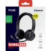 Trust AYDA WIRELESS ENC HEADSET Headset otevřená (On Ear) Bluetooth® černá Počítače