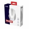 Trust NITO SILENT WIRELESS MOUSE - WHITE myš, přenos bezdrátový, USB, 5 tlačítko, bílá