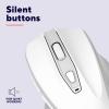 Trust NITO SILENT WIRELESS MOUSE - WHITE myš, přenos bezdrátový, USB, 5 tlačítko, bílá