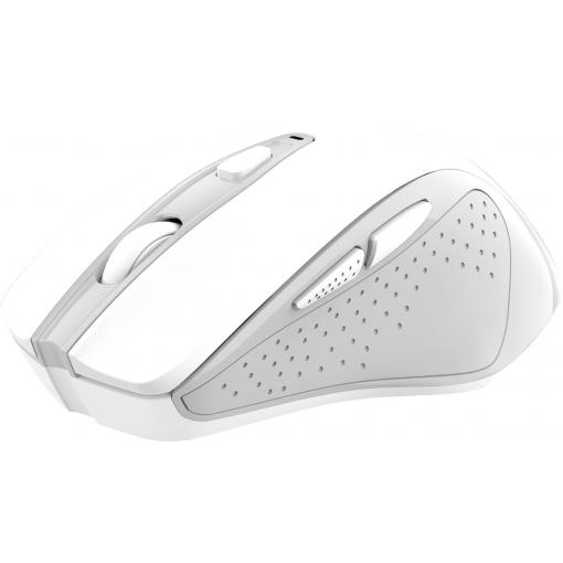 Trust NITO SILENT WIRELESS MOUSE - WHITE myš, přenos bezdrátový, USB, 5 tlačítko, bílá