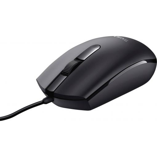Trust Maus mit Kabel optická myš, přenos USB, 3 tlačítko, 1200 dpi