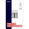 Trust USB 2.0 adaptér CALYX USB-A TO USB-C ADAPTER 2PACK 0 mm
