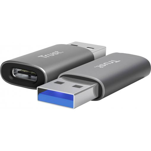 Trust USB 2.0 adaptér CALYX USB-A TO USB-C ADAPTER 2PACK 0 mm