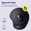 Trust XL Gel-Mauspad podložka pod myš ergonomická černá