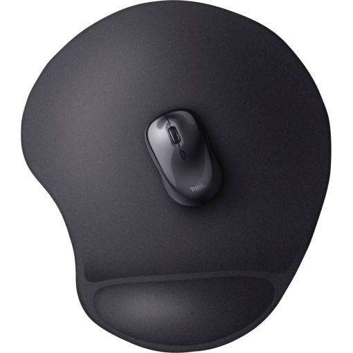 Trust XL Gel-Mauspad podložka pod myš ergonomická černá