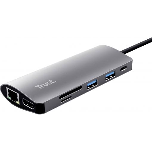 Trust USB-C® dokovací stanice DALYX 7-IN-1 USB-C ADAPTER Vhodné pro značky (dokovací stanice pro notebook): univerzální