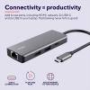 Trust USB-C® dokovací stanice DALYX 6-IN-1 MULTIPORT ADAPTER Vhodné pro značky (dokovací stanice pro notebook): univerzální