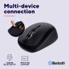 Trust YVI+ MULTI-DEVICE WIRELESS MOUSE BLACK myš, přenos bezdrátový, Bluetooth®, USB, 3 tlačítko, černá