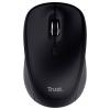 Trust YVI+ MULTI-DEVICE WIRELESS MOUSE BLACK myš, přenos bezdrátový, Bluetooth®, USB, 3 tlačítko, černá
