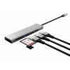 Trust Trust Halyx - Hub - 3 x USB 3.2 Gen 1 - Desktop čtečka čipových karet