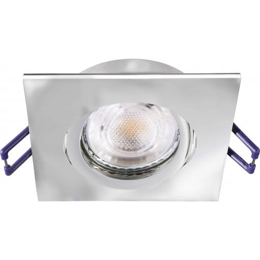 Deko Light Samsola, eckig, glänzend, Silber 110047 stropní lampa stříbrná (lesklá)