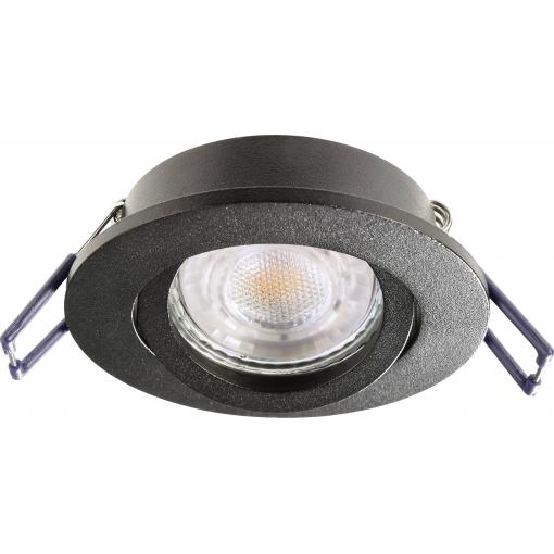 Deko Light Samsola, rund, Schwarz 110043 stropní lampa GU10 černá (matná)