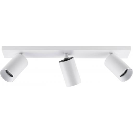 Deko Light 348249 Can Tilt eckig, 3x 7,5 W GU10, Weiß Stropní svítidlo GU10 7.5 W bílá