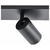 Deko Light 348250 Can Tilt eckig, 3x 7,5 W GU10, Schwarz Stropní svítidlo GU10 7.5 W černá