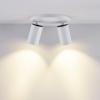 Deko Light 348253 Can Tilt rund, 2x 7,5 W GU10, Weiß Stropní svítidlo GU10 7.5 W bílá