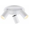 Deko Light 348255 Can Tilt rund, 3x 7,5 W GU10, Weiß Stropní svítidlo GU10 7.5 W bílá