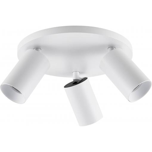 Deko Light 348255 Can Tilt rund, 3x 7,5 W GU10, Weiß Stropní svítidlo GU10 7.5 W bílá