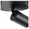 Deko Light 348256 Can Tilt rund, 3x 7,5 W GU10, Schwarz Stropní svítidlo GU10 7.5 W černá