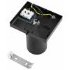 Deko Light 348246 Can Tilt eckig, 1x 7,5 W GU10, Schwarz Stropní svítidlo GU10 7.5 W černá