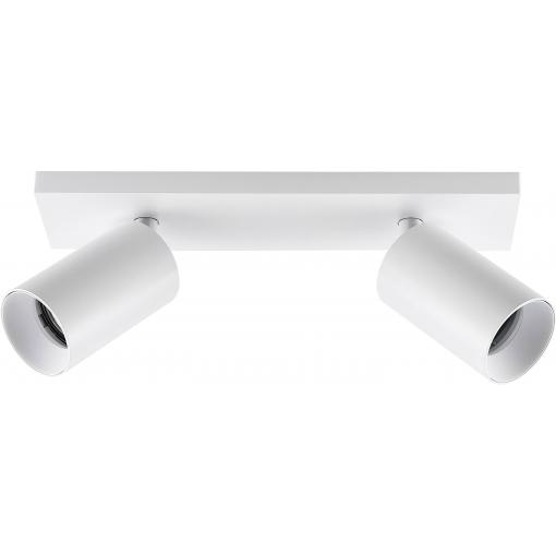 Deko Light 348247 Can Tilt eckig, 2x 7,5 W GU10, Weiß Stropní svítidlo GU10 7.5 W bílá