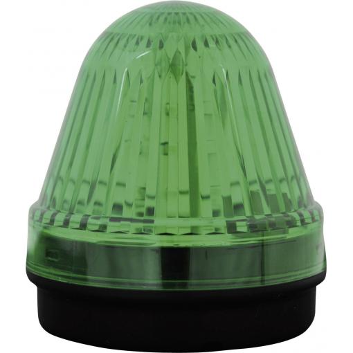 ComPro signální osvětlení LED Blitzleuchte BL70 15F CO/BL/70/G/024/15F zelená trvalé světlo, zábleskové světlo, výstražný maják 24 V/DC, 24 V/AC
