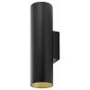 Deko Light Can IP20 up & down, 2x 7,5 W GU10, Schwarz 341344 Nástěnné svítidlo GU10 7.5 W černá