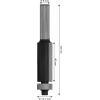 Bosch Accessories 2608629674 zarovnávací fréza, tvrdokov, Délka 83 mm, Vnější Ø 12.700 mm, Pracovní délka 40 mm, Ø hřídele 8 mm