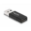 Delock USB 2.0 adaptér [1x USB 3.1 zástrčka A​ - 1x Zásuvka USB 3.2 Gen 2 typu C (USB 3.1)] 60001 0 mm