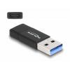 Delock USB 2.0 adaptér [1x USB 3.1 zástrčka A​ - 1x Zásuvka USB 3.2 Gen 2 typu C (USB 3.1)] 60001 0 mm