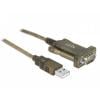 Delock USB 2.0 adaptér [1x USB 2.0 zástrčka A - 1x sériový (9 pinů)] 64073 2 m