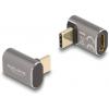 Delock USB 2.0 adaptér [1x USB-C® zástrčka - 1x USB-C® zásuvka] 60054 0 mm