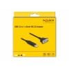 Delock USB 2.0 adaptér [1x USB 2.0 zástrčka A - 1x sériový (9 pinů)] 66453 0.5 m