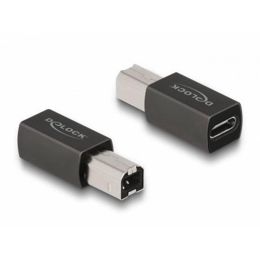 Delock USB 2.0 adaptér [1x USB 2.0 zástrčka B - 1x USB-C® zásuvka] 65839 0 mm