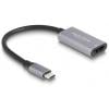 Delock USB 2.0 adaptér [1x USB-C® zástrčka - 1x HDMI zásuvka] 60020 0.15 m