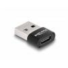 Delock USB 2.0 adaptér [1x USB 2.0 zástrčka A - 1x USB-C® zásuvka] 60002 0 mm