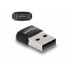 Delock USB 2.0 adaptér [1x USB 2.0 zástrčka A - 1x USB-C® zásuvka] 60002 0 mm