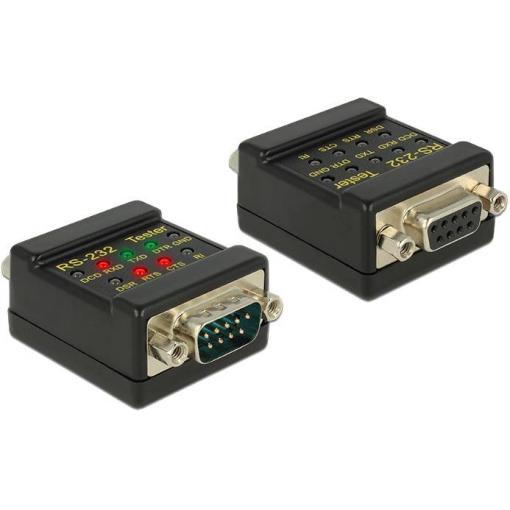 Delock 87713 VGA konektor D-SUB zásuvka 9pólová - D-SUB zástrčka 9pólová 0 mm 1 ks