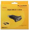 Delock USB 2.0 adaptér [1x USB 2.0 zástrčka A - 1x sériový (9 pinů)] Delock USB2.0 to Serial Adapter - Serieller Adapter 0 mm