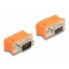 Delock 66741 adaptér D-SUB zástrčka 9pólová - D-SUB zásuvka 9pólová 0 mm 1 ks