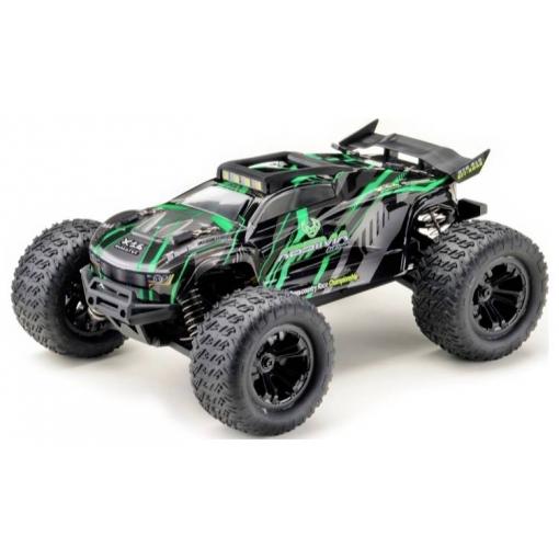Absima Mini AT zelená, šedá komutátorový 1:16 RC model auta elektrický Truggy 4WD (4x4) RtR 2,4 GHz